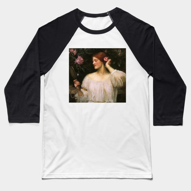 Vanity by John William Waterhouse Baseball T-Shirt by MasterpieceCafe